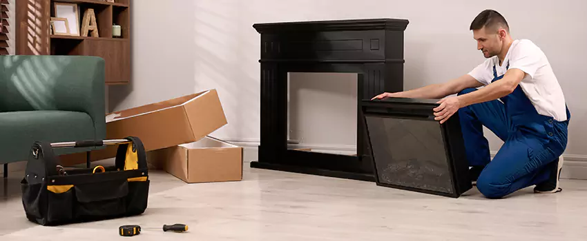 Old Rusted Metal Fireplace Repair And Replacement in Phoenixville, PA