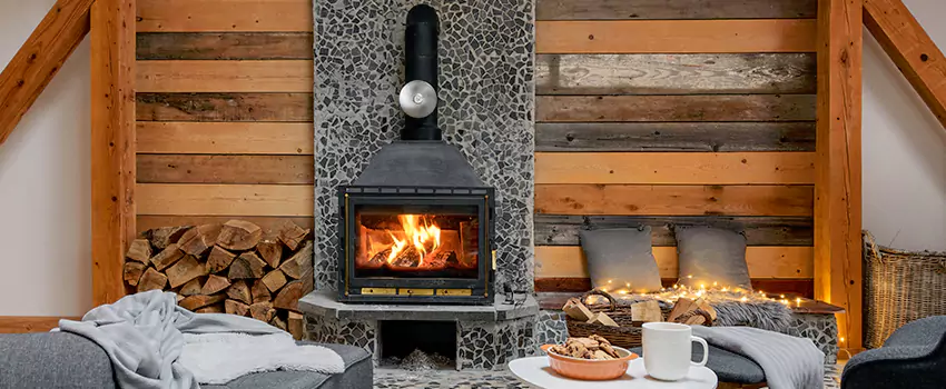 Thelin Hearth Products Direct Vent Gas Stove Fireplace Inspection in Phoenixville, Pennsylvania